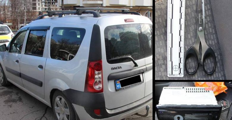 Photo of video | Proprietarul unei mașini a prins un hoț care i-ar fi furat casetofonul auto. Bănuitul ar mai fi comis cel puțin șapte infracțiuni