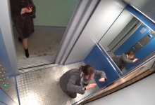 Photo of video | Experiment social: Cum reacționează rușii când văd tabloul lui Putin în ascensor?