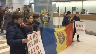 Photo of video, live | Campioana europeană Anastasia Nichita revine acasă. Sportiva este așteptată de susținători la Aeroport