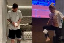 Photo of video | Vezi cum Messi și Halep „jonglează” cu hârtie igienică. Un nou challenge, viral pe internet