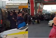 Photo of video | Aglomerație la Piața Centrală. Polițiștii au restricționat accesul pe teritoriu