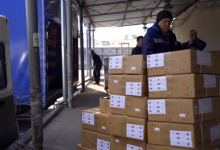 Photo of video | Peste 40.000 de măști și 600 de termometre cu infraroșu au fost oferite doctorilor din Moldova de UNICEF