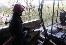 Photo of foto, video | Incendiu într-o suburbie a capitalei: Un șopron cu lemne a fost distrus de flăcări