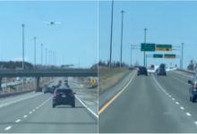 Photo of video | Un avion a aterizat de urgență, printre mașini, pe o autostradă. Momentul a fost filmat