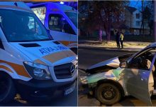 Photo of foto | O ambulanță care transporta un pacient suspectat de coronavirus, implicată într-un accident în centrul capitalei