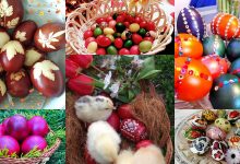 Photo of foto | Multicolore, cu frunzulițe, flori, pietricele și… puișori. Moldovenii încondeiază ouăle și se întrec la ingeniozitate