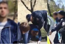 Photo of video | Un bărbat acuză polițiștii că l-ar fi agresat și amendat în timp ce se plimba cu familia prin parc. Reacția MAI