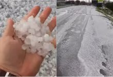 Photo of video | Grindină la sudul țării. Două regiuni au fost „lovite” de ploi puternice