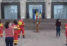Photo of video | Medicii români își încheie misiunea în Moldova. Ceremonia se desfășoară în fața Guvernului