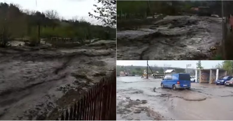 Photo of video | Drumuri pline de șuvoaie în Anenii Noi. Ploile torențiale au făcut ravagii într-o localitate