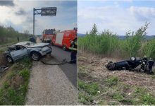 Photo of foto | Accident grav în raionul Strășeni: O mașină s-a inversat, iar alta a ajuns în șanț. Care este starea șoferilor?