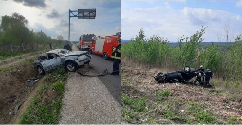 Photo of foto | Accident grav în raionul Strășeni: O mașină s-a inversat, iar alta a ajuns în șanț. Care este starea șoferilor?