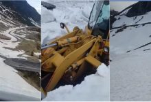 Photo of video | În timp ce noi ne bucurăm de soare, în munții României domnește iarna. Pe drumul Transfăgărășan stratul de zăpadă ajunge la șase metri