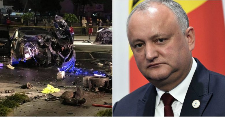 Photo of Reacția lui Dodon după accidentul din această noapte: Nu putem să ignorăm faptul că străzile se transformă în trasee de curse