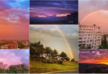 Photo of foto, video | A colorat cerul la apus și „le-a dăruit” un curcubeu. Natura îndeamnă moldovenii să nu își piardă speranța