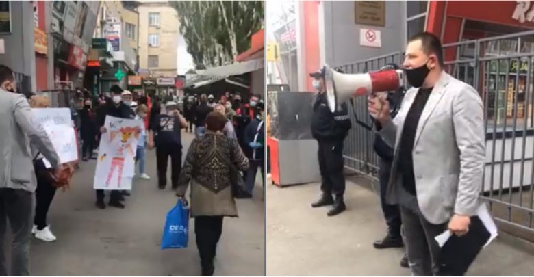Photo of video | Nou protest la Piața Centrală. „Lăsați-ne să muncim”