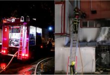 Photo of foto | Incendiu la un magazin de pe strada Albișoara. Două echipaje de pompieri au intervenit pentru a lichida focul