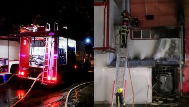 Photo of foto | Incendiu la un magazin de pe strada Albișoara. Două echipaje de pompieri au intervenit pentru a lichida focul