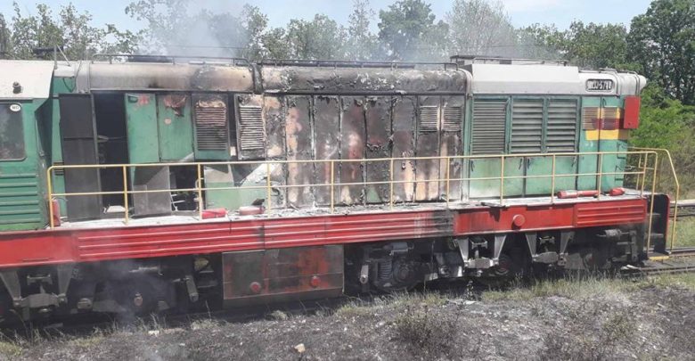 Photo of foto | Incendiu la Ungheni. O locomotivă a fost cuprinsă de flăcări