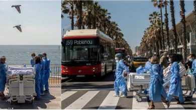 Photo of foto | Surpriză plăcută pentru spanioli! Pacienții unui spital sunt duși să admire marea după ce sunt tratați de COVID-19