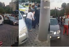 Photo of video | Un șofer în stare de ebrietate, urmărit de șase echipe de polițiști pe străzile capitalei. În mașină se aflau șapte persoane