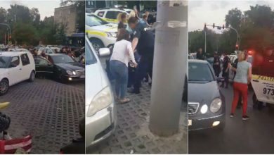 Photo of video | Un șofer în stare de ebrietate, urmărit de șase echipe de polițiști pe străzile capitalei. În mașină se aflau șapte persoane