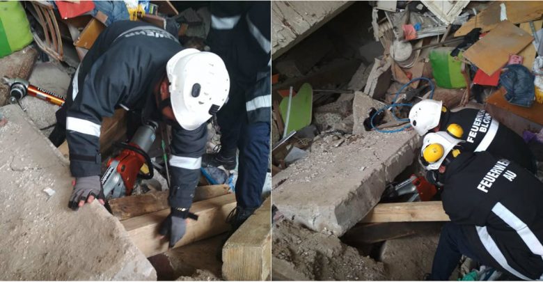 Photo of foto | Explozie în sectorul Buiucani al capitalei. Salvatorii au scos o persoană de sub dărâmături