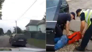 Photo of video | Ar fi urcat în stare de ebrietate la volan și ar fi tamponat mașina Poliției. Momentul în care un bărbat din Bălți este urmărit de ofițeri