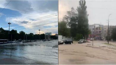 Photo of foto, video | Străzi inundate și copaci doborâți. Urmările ploii din această seară în capitală