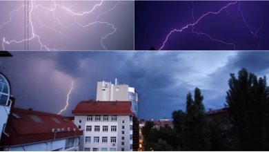 Photo of foto | Aseară pe cerul Moldovei s-a dat un spectacol înfricoșător de lumini. Cum au fost surprinse fulgerele de către internauți?