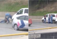 Photo of video | Doi șoferi s-au luat la pumni în plin trafic. Scena violentă a fost surprinsă pe o stradă din sectorul Ciocana