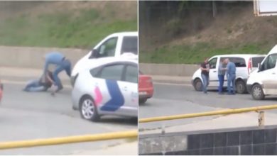 Photo of video | Doi șoferi s-au luat la pumni în plin trafic. Scena violentă a fost surprinsă pe o stradă din sectorul Ciocana