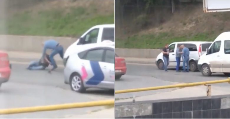 Photo of video | Doi șoferi s-au luat la pumni în plin trafic. Scena violentă a fost surprinsă pe o stradă din sectorul Ciocana