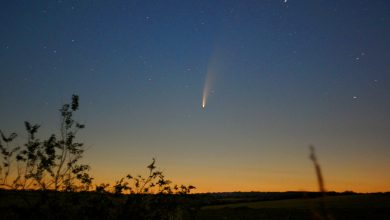 Photo of foto | O cometă „și-a dat întâlnire” cu cerul Moldovei noaptea trecută. Fenomenul a fost surprins de obiectivul unui fotograf