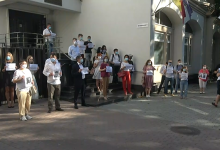 Photo of video | Flashmob în fața Consiliului Superior al Magistraturii. PAS: „Oricum o să curățăm sistemul judecătoresc”