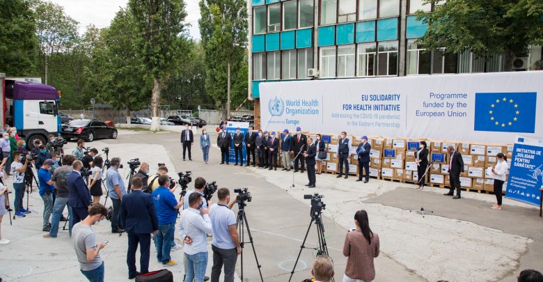 Photo of foto | UE și OMS au livrat Moldovei un lot umanitar, de 2,8 milioane de euro, pentru lupta cu pandemia. Este unul dintre cele mai mari