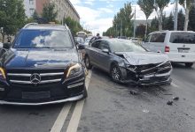 Photo of foto, video | Veaceslav Platon, implicat într-un accident pe bd. Ștefan cel Mare și Sfânt. Imagini de la fața locului