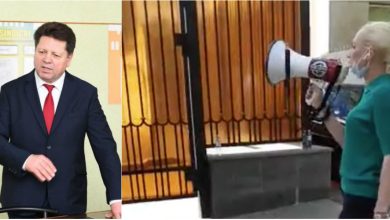 Photo of video | Marina Tauber, în fața Președinției: Dodon a instituit un regim banditesc