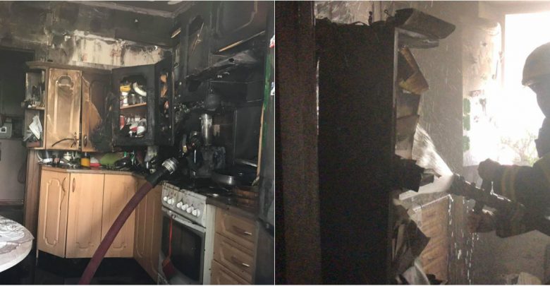 Photo of foto | Mobila din bucătărie a fost făcută scrum. Casa din care au fost salvați trei copii de la un incendiu, surprinsă în imagini