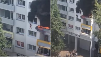 Photo of video | Au sărit de la etajul trei pentru a-și salva viețile. Doi copii din Franța au căzut în brațele trecătorilor pentru a scăpa de focul care le-a cuprins casa