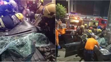 Photo of foto | Accident teribil în capitală! Două persoane, scoase de salvatori dintre fiare după ce o mașină s-a izbit violent de un pilon electric