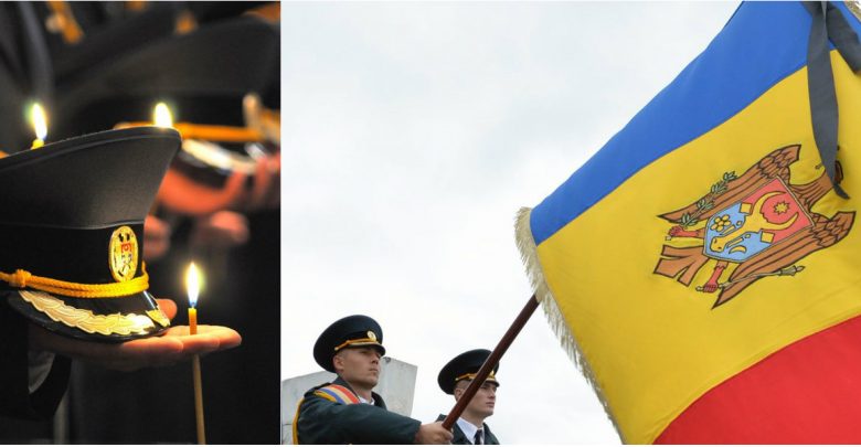 Photo of foto | Două zile de doliu în Moldova. Drapelele din toate unitățile garnizoanelor militare, coborâte în bernă