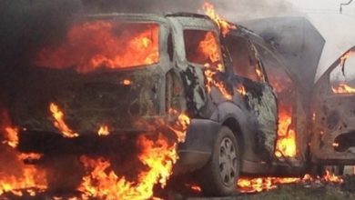 Photo of Incendiu pe o stradă din capitală. O mașină a fost cuprinsă de flăcări