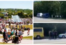 Photo of video | Marina Tauber acuză Poliția că ar restricționa accesul cetățenilor în Orhei: Se tem de protestul împotriva închiderii parcului OrheiLand