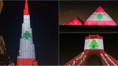 Photo of foto, video | Solidari cu Beirutul! Egiptenii au proiectat drapelul Libanului pe piramide, iar francezii au stins luminile de pe Turnul Eiffel