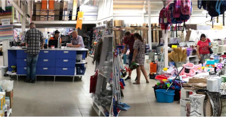Photo of foto, video | Nimeni nu poartă măști și nu s-ar măsura febra la intrare. Condițiile în care activează un magazin din Fălești pe vreme de pandemie