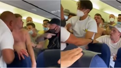 Photo of Bătaie la bordul unui avion. Doi bărbați, imobilizați după ce ar fi refuzat să poarte masca și ar fi agresat alți pasageri
