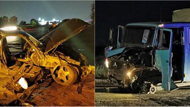 Photo of foto | Accident grav în suburbie. O persoană a fost rănită după ce un camion a tamponat violent un Mercedes