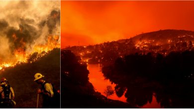 Photo of foto, video | Incendiile din California se extind cu viteză! Un pompier a decedat, iar mii de proprietăți au fost distruse