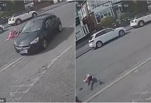Photo of video | Momentul în care o fetiță de 11 ani este lovită de o mașină. Minora traversa strada neregulamentar